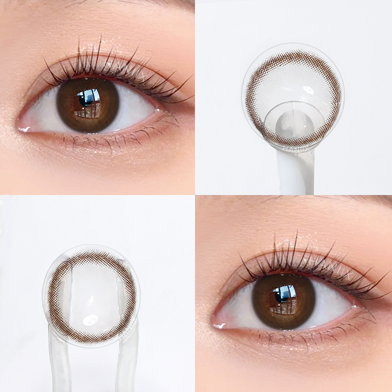Nude Brown Natural Look 1 Month Colored Contacts – HANIIX