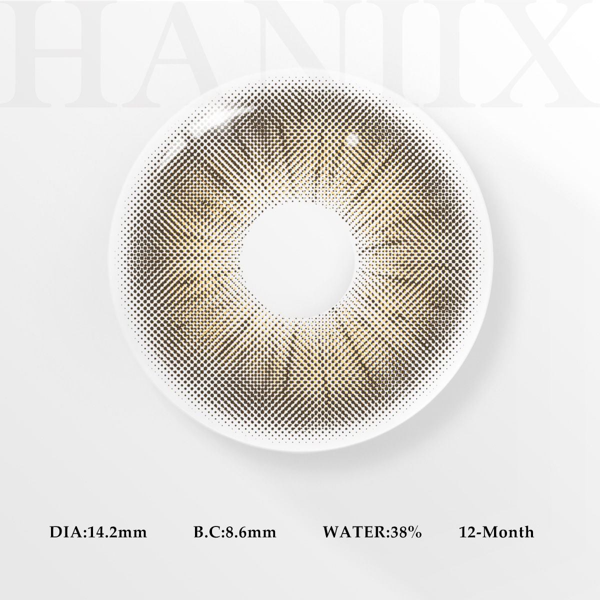 Oasis Brown - 1 Year, 2 lenses