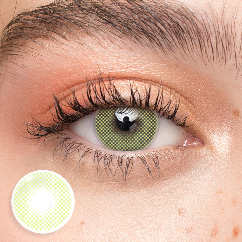 Polar Lights Crystal Green - 1 Year, 2 lenses