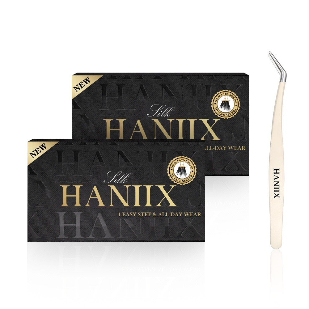 HANIIX SILK 1 Step Pre-Glued Lash Clusters