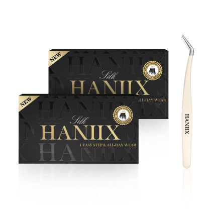 HANIIX SILK 1 Step Pre-Glued Lash Clusters