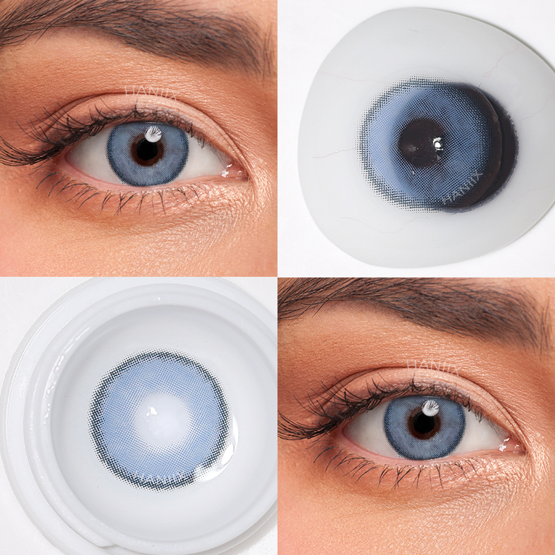 Sorayama Blue Natural Look 1 Year Colored Contacts – HANIIX