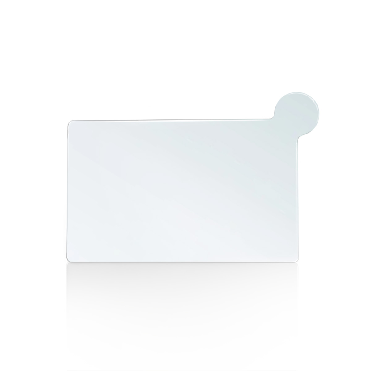 Stainless Steel Pocket Mirror with Leather Case