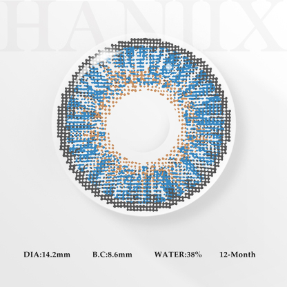 3 Tone Royal Blue - Yearly, 2 lenses