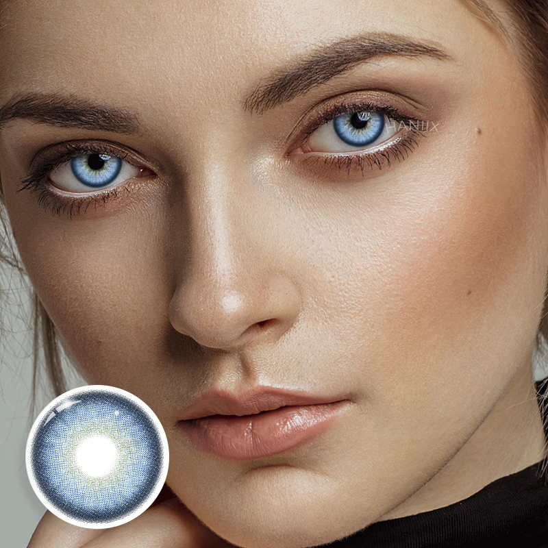 Twist Blue Natural Look 1 Year Colored Contacts – HANIIX