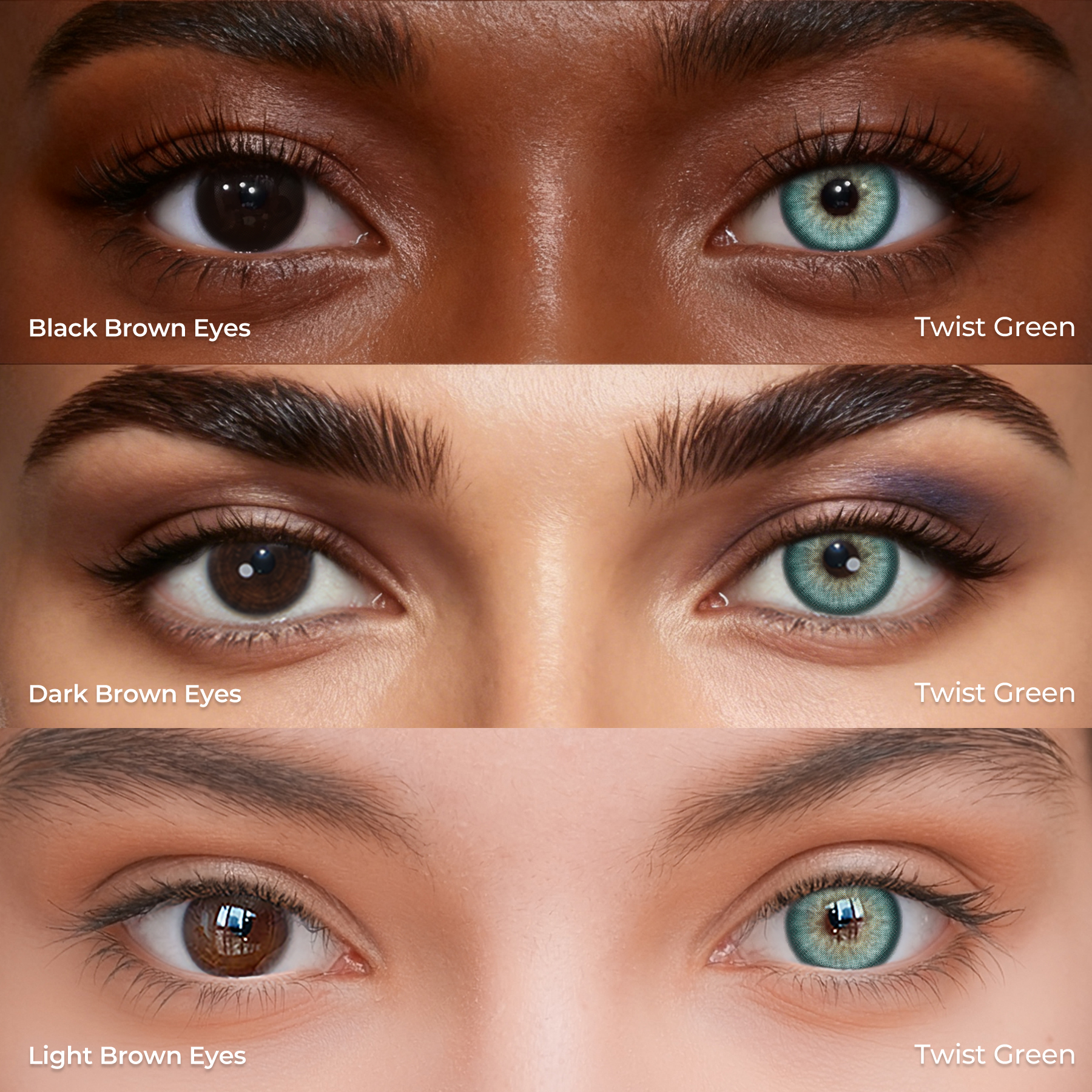 Twist Green Natural 1 Year Colored Contacts – HANIIX