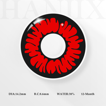 Vampire Devil Red - Yearly, 2 lenses