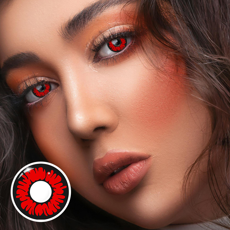 Vampire Devil Red - 1 Year, 2 lenses