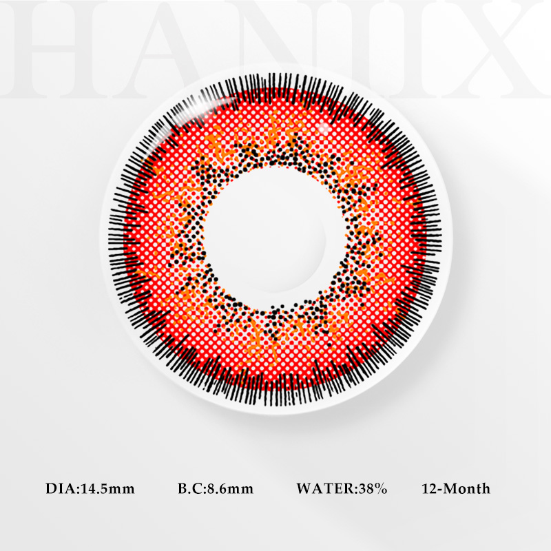 Vampire Poppy Red - Yearly, 2 lenses