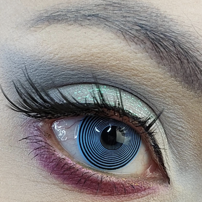 Rainbow Blue Swirl - 1 Year, 2 lenses