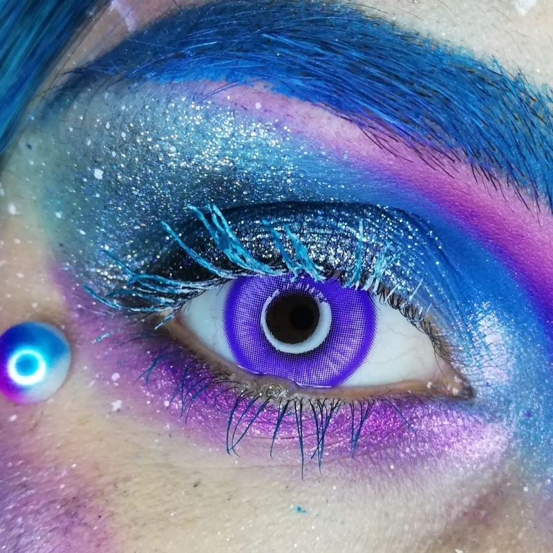 Lolly Blue Violet - Yearly, 2 lenses