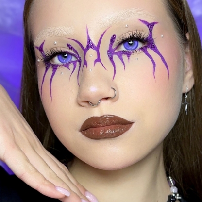 Lolly Blue Violet - Yearly, 2 lenses