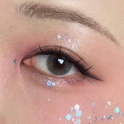 Aurora Crystal Grey - Yearly, 2 lenses