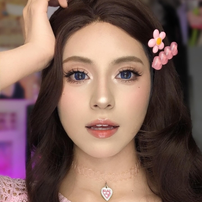 Genshin Galaxy Blue Violet - Yearly, 2 lenses