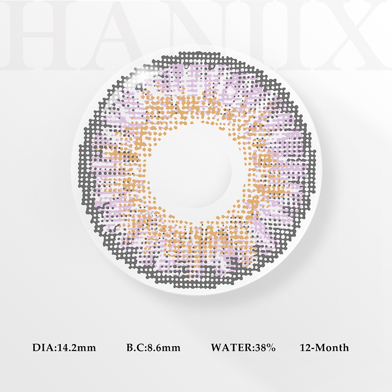 3 Tone Amethyst - Yearly, 2 lenses