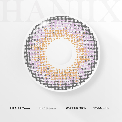 3 Tone Amethyst - Yearly, 2 lenses