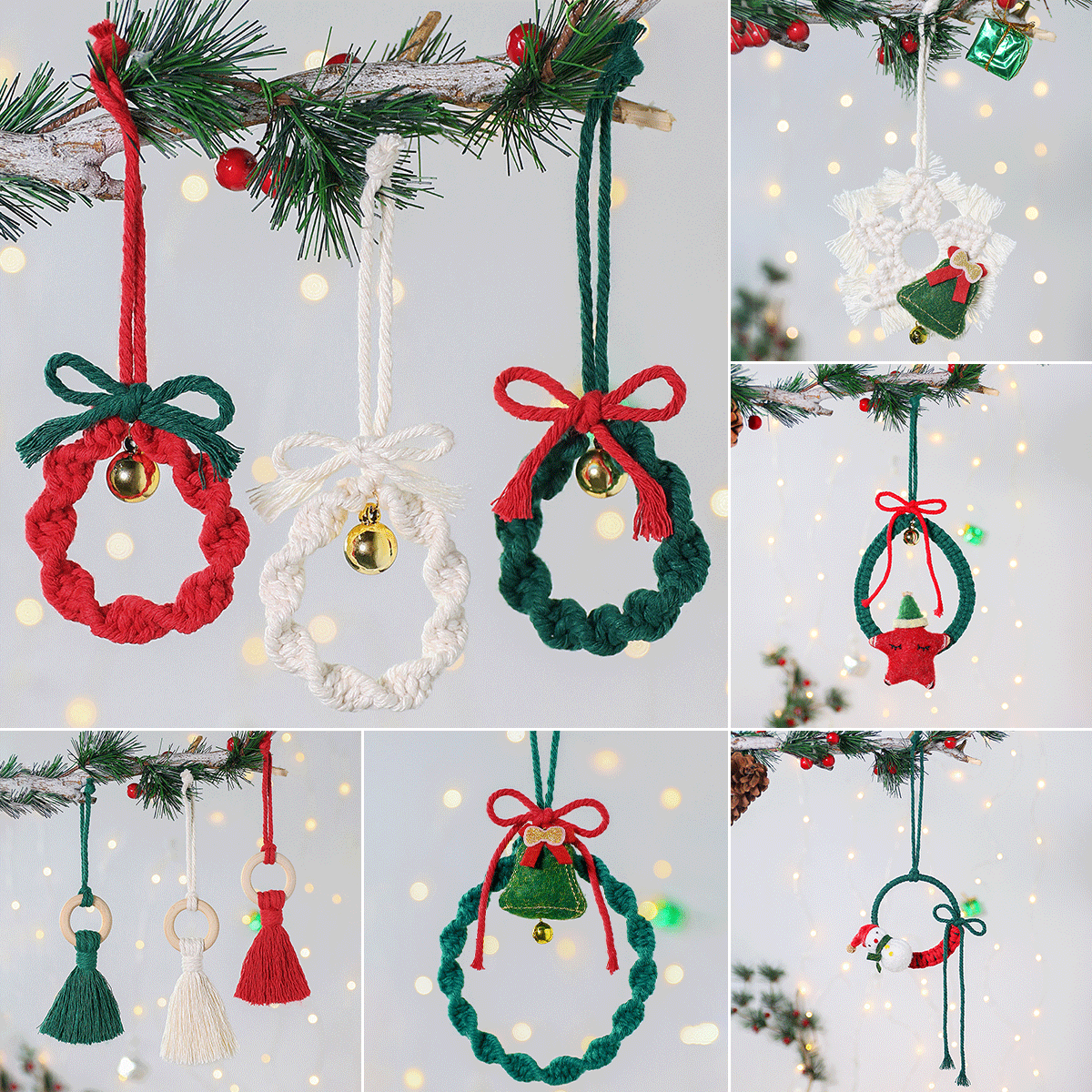 🎄Macrame Christmas Ornament