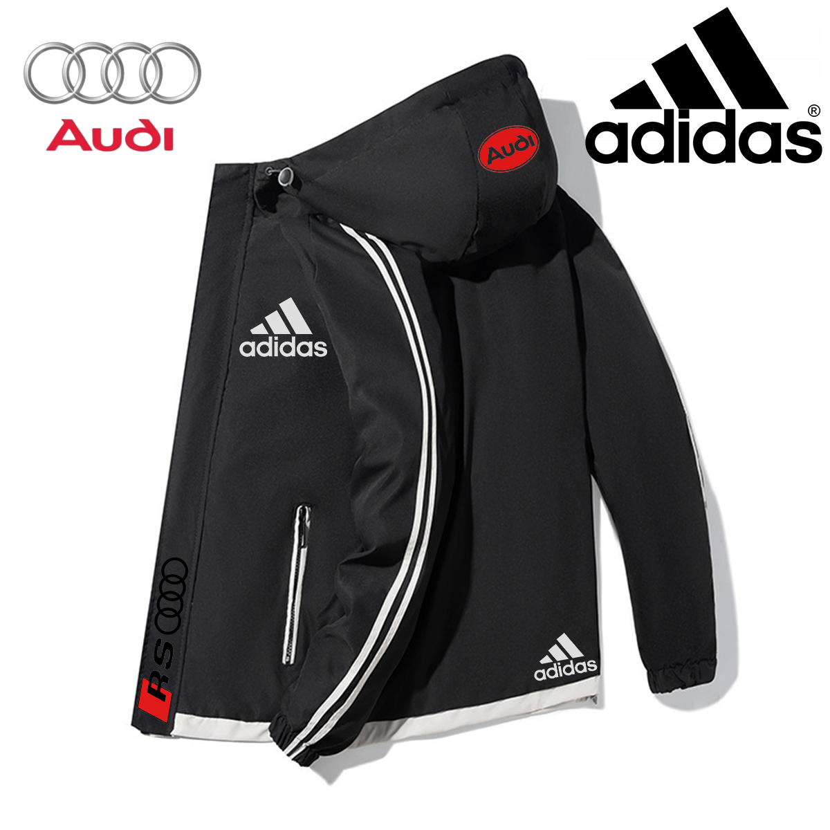 adidas | Audi, kapucnis kabát, készleten, limitált darabszámban