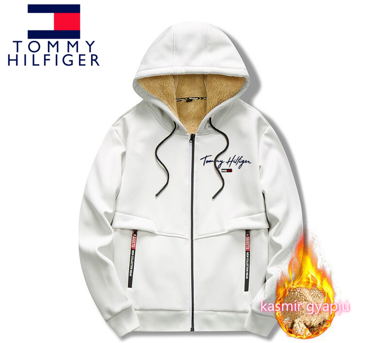 Tommy Hilfiger Férfi vastag gyapjú téli dzseki