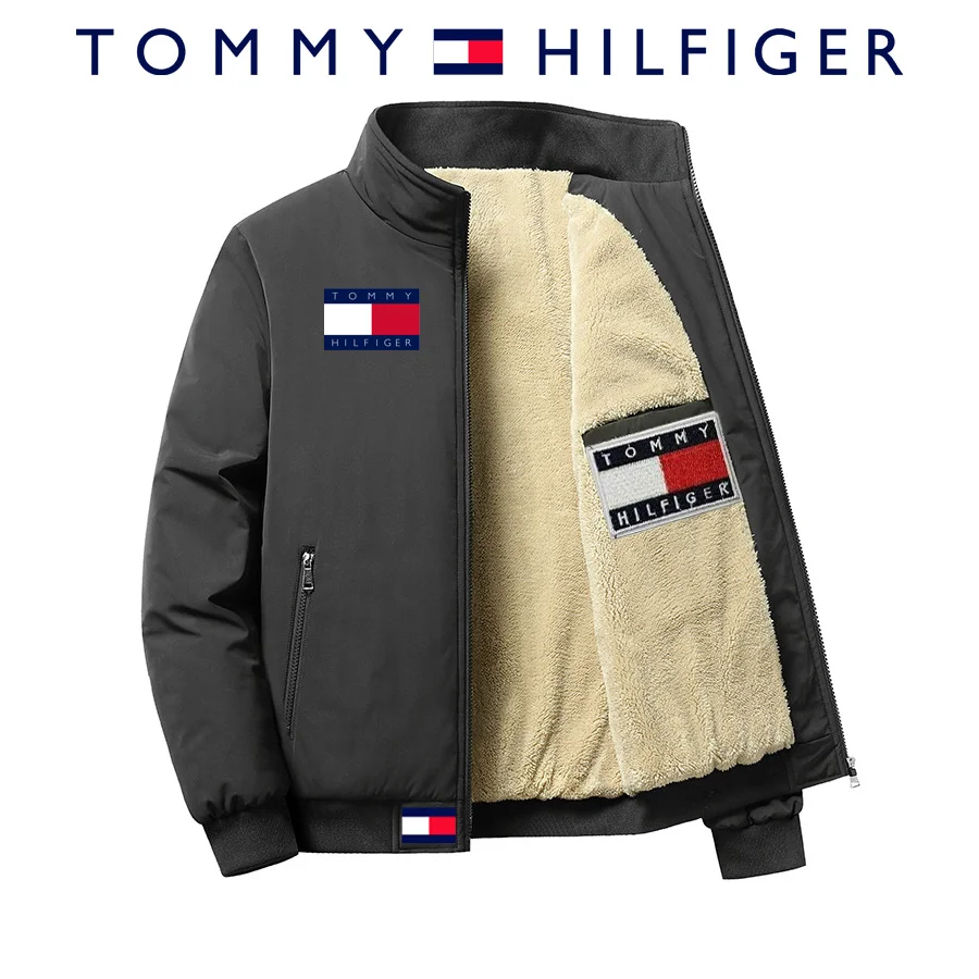 Tommy Hilfiger® Férfi vastag gyapjú téli dzseki