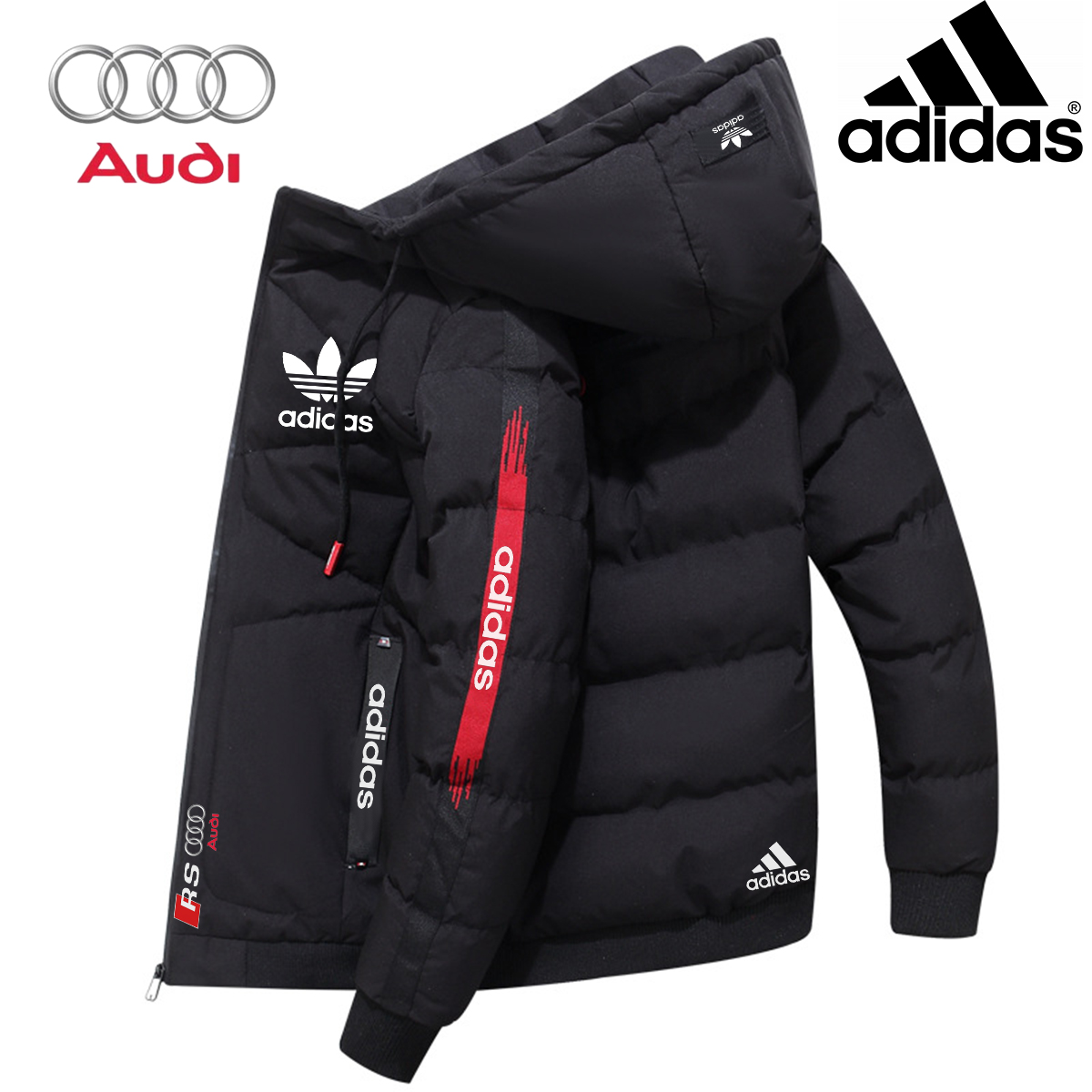 Adidas | Audi, White Goose pehelykabát, készleten lévő akció, limitált mennyiség