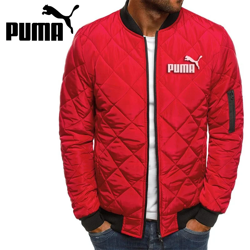 Puma®gyémánt állványgalléros steppelt kabát