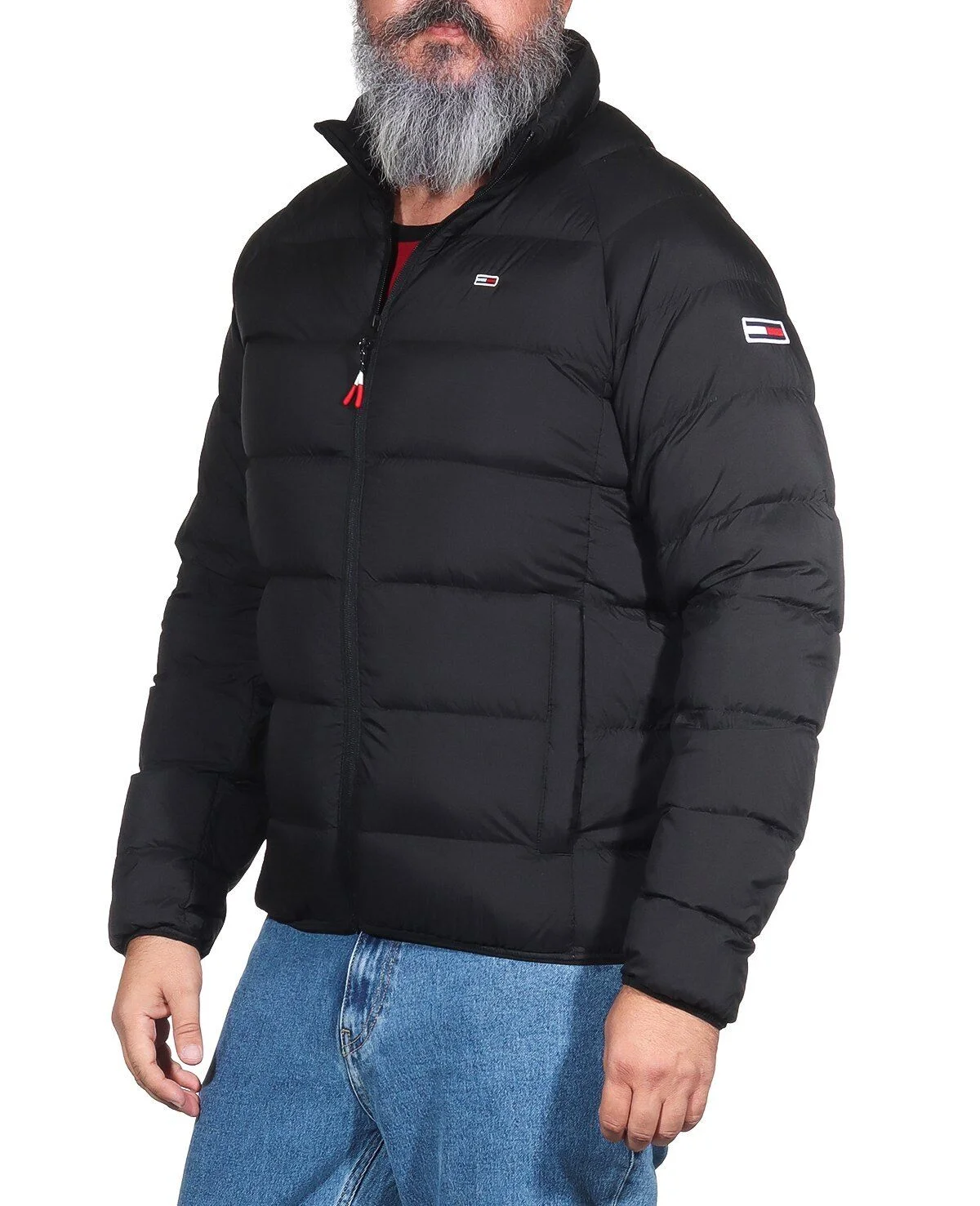 Tommy Jeans Down Jacket Könnyű télikabát Könnyű meleg férfi téli kabát