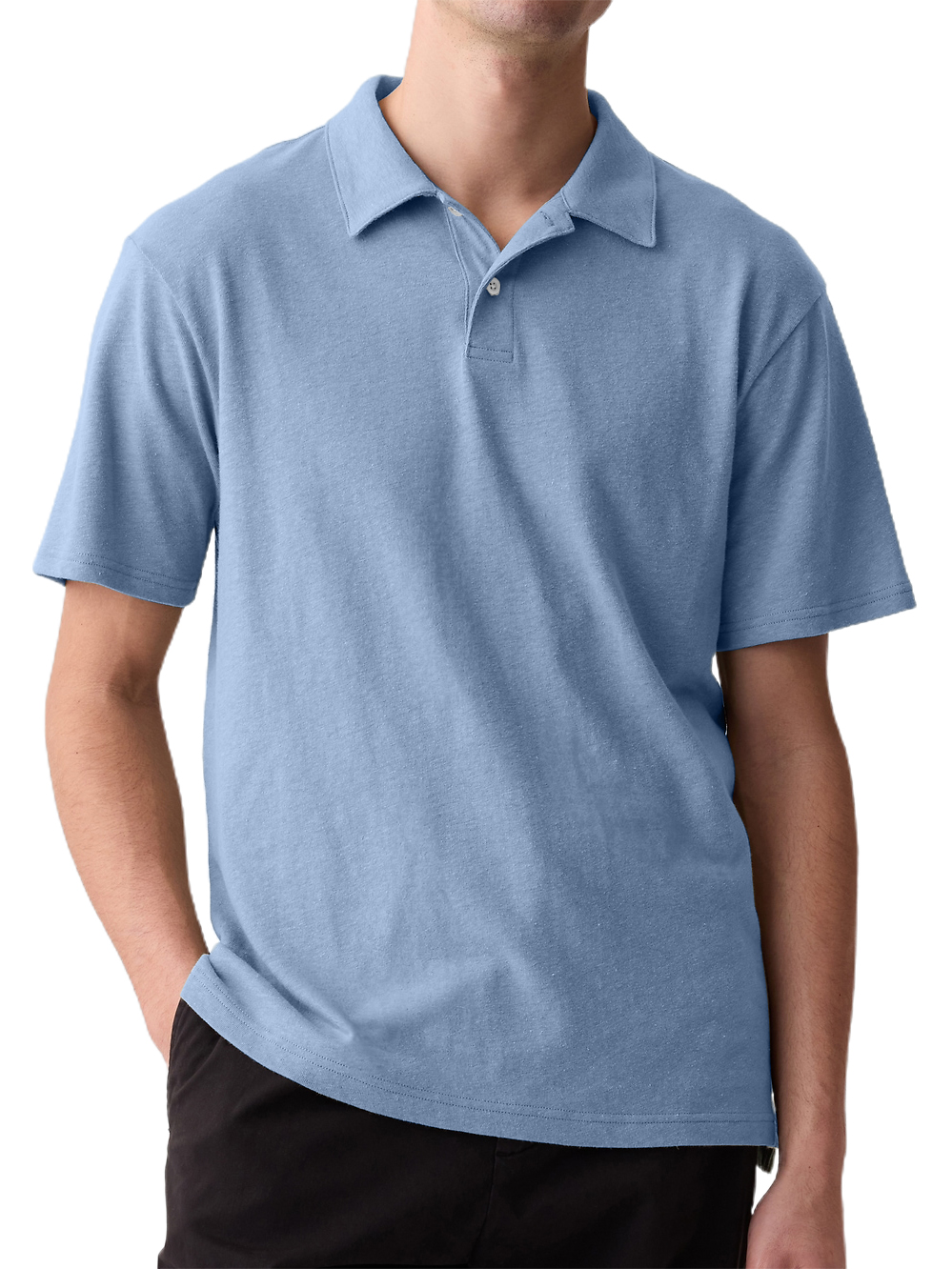Men's Basic Soft, Comfortable And Versatile Polo Top