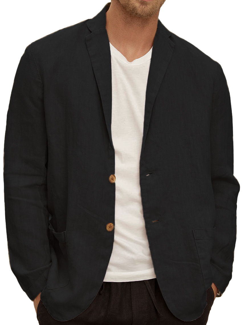 Men's Casual Linen Suit Stylish Jacket