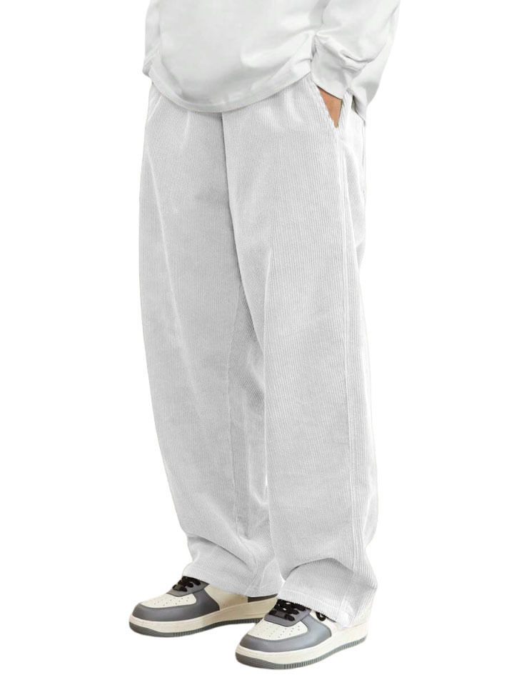 Men's Fashionable Retro Loose Thickened Trousers