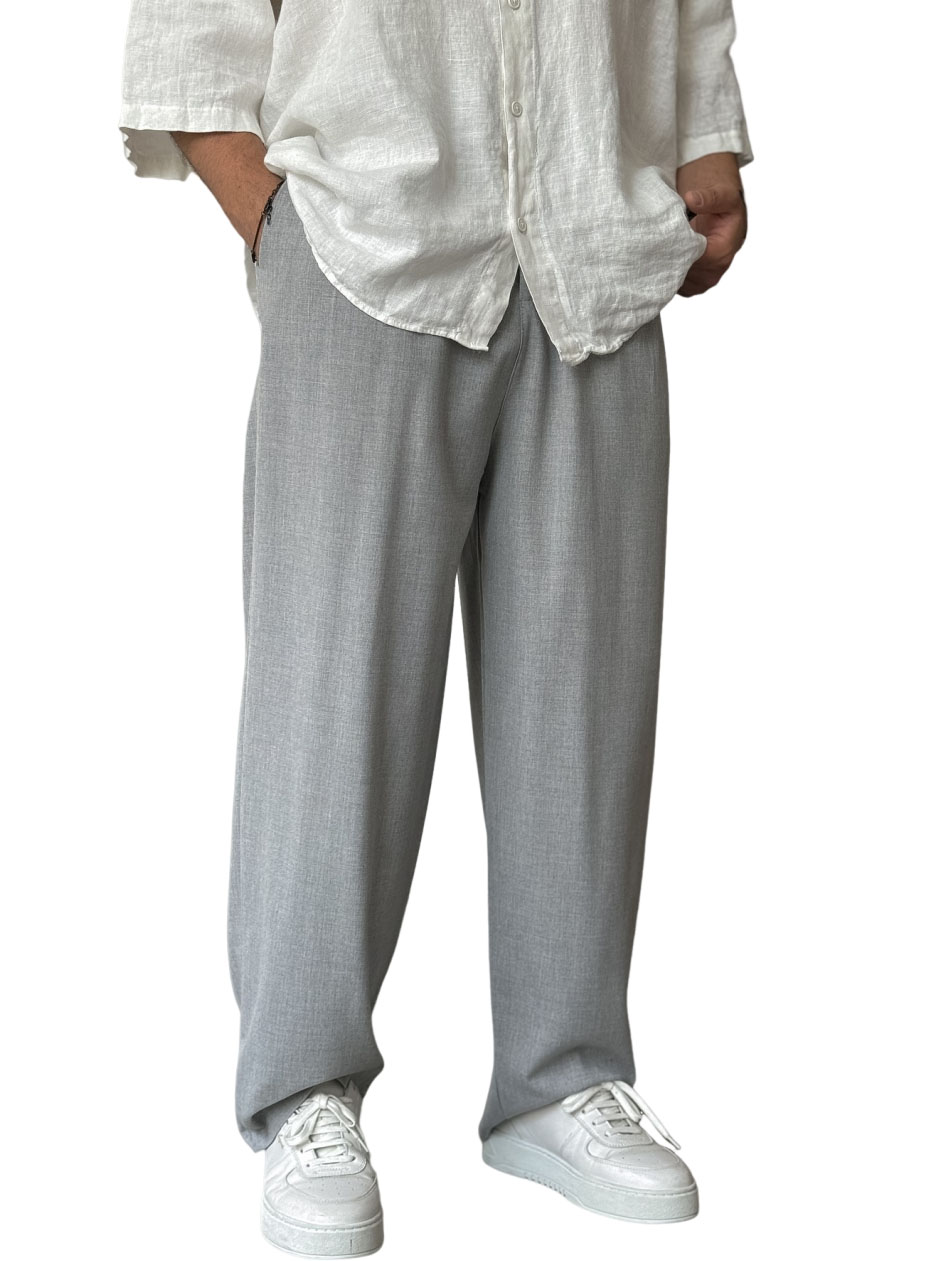 Men's Casual Loose Basic Trousers