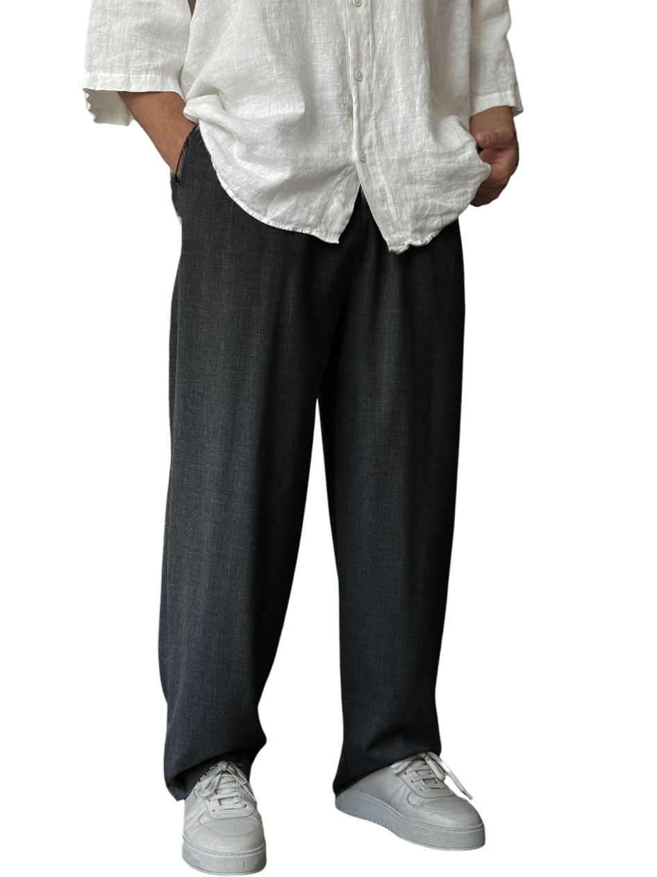 Men's Casual Loose Basic Trousers