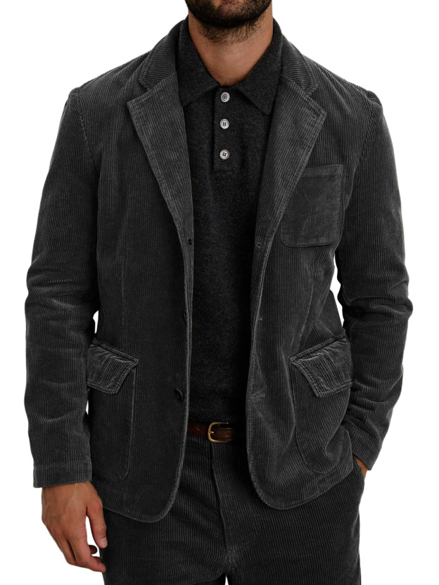 Men's Vintage Corduroy Multi-pocket Casual Blazer
