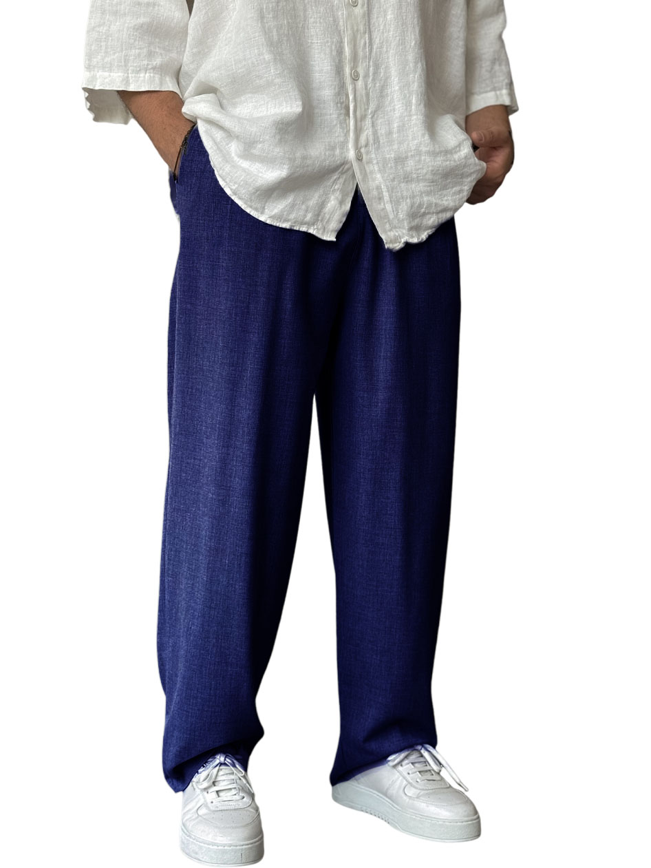 Men's Casual Loose Basic Trousers