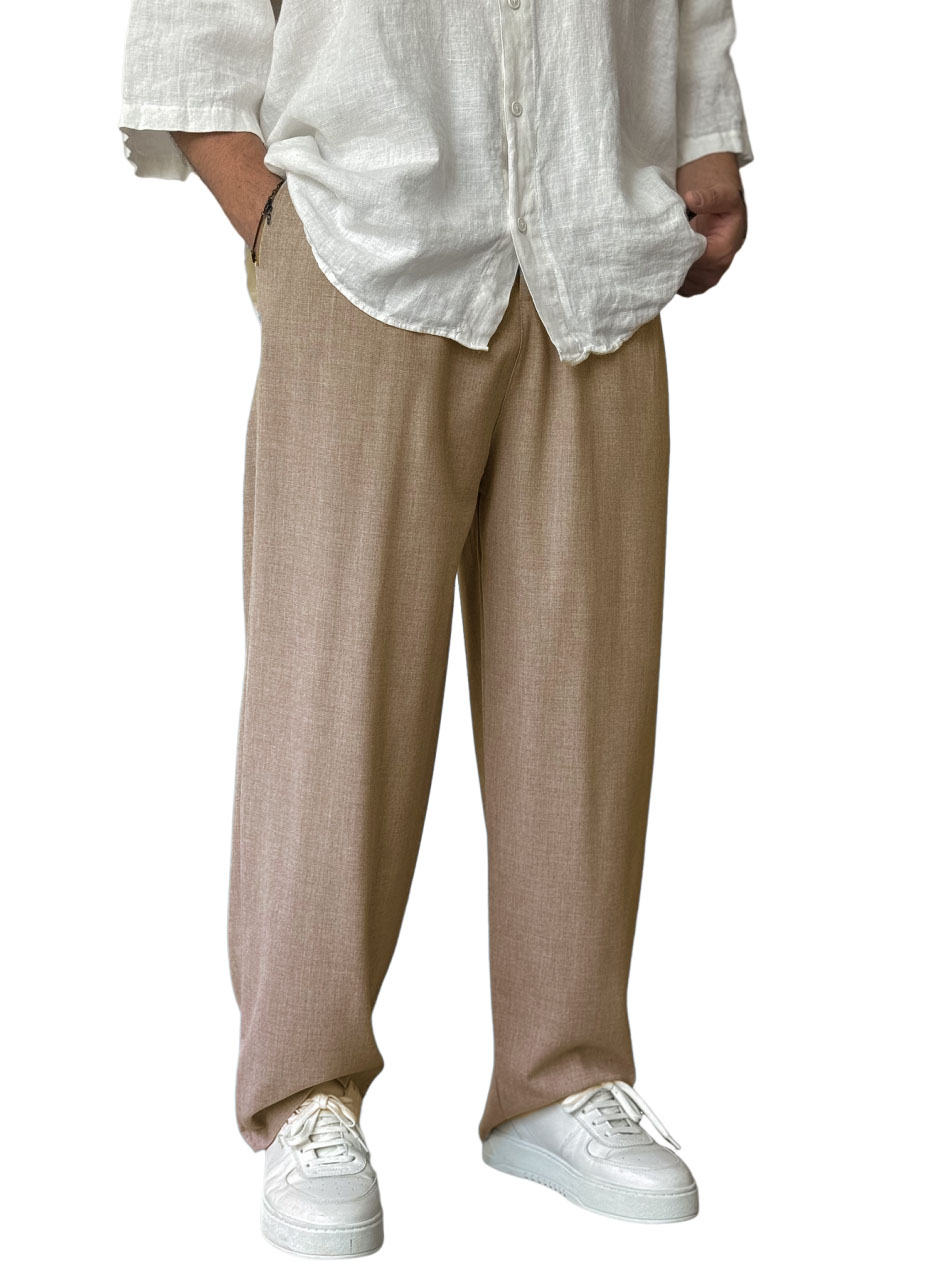 Men's Casual Loose Basic Trousers