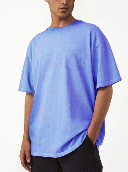 Men's Casual Sports Pocket Short Sleeve T-Shirt