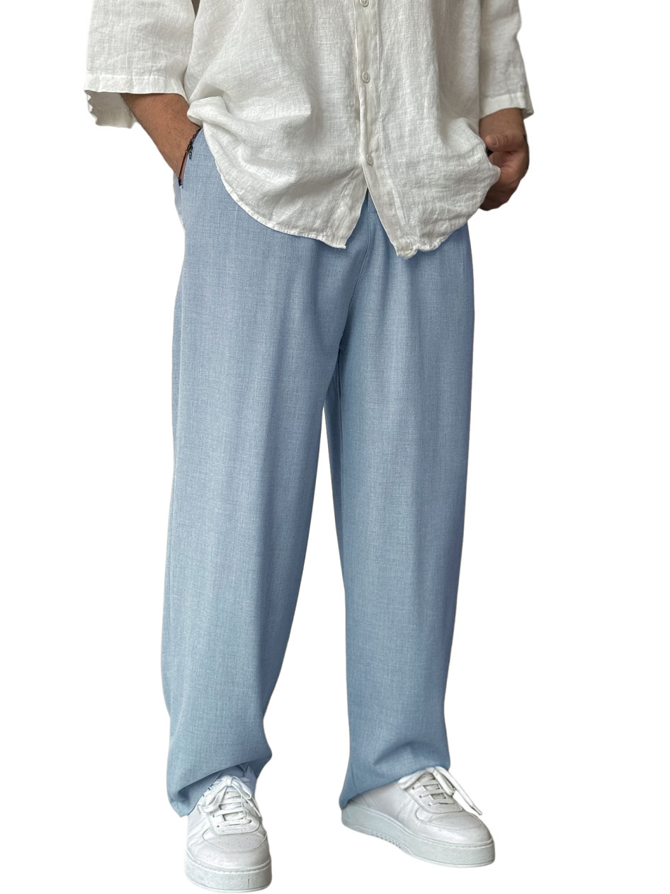Men's Casual Loose Basic Trousers