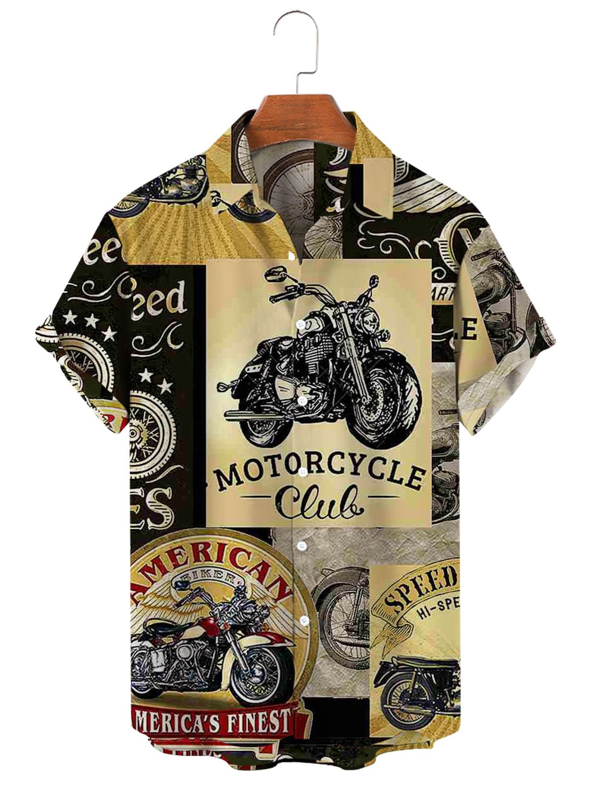 Funny Car Casual Loose Men's Large Short Sleeve Shirt-Mokaloha