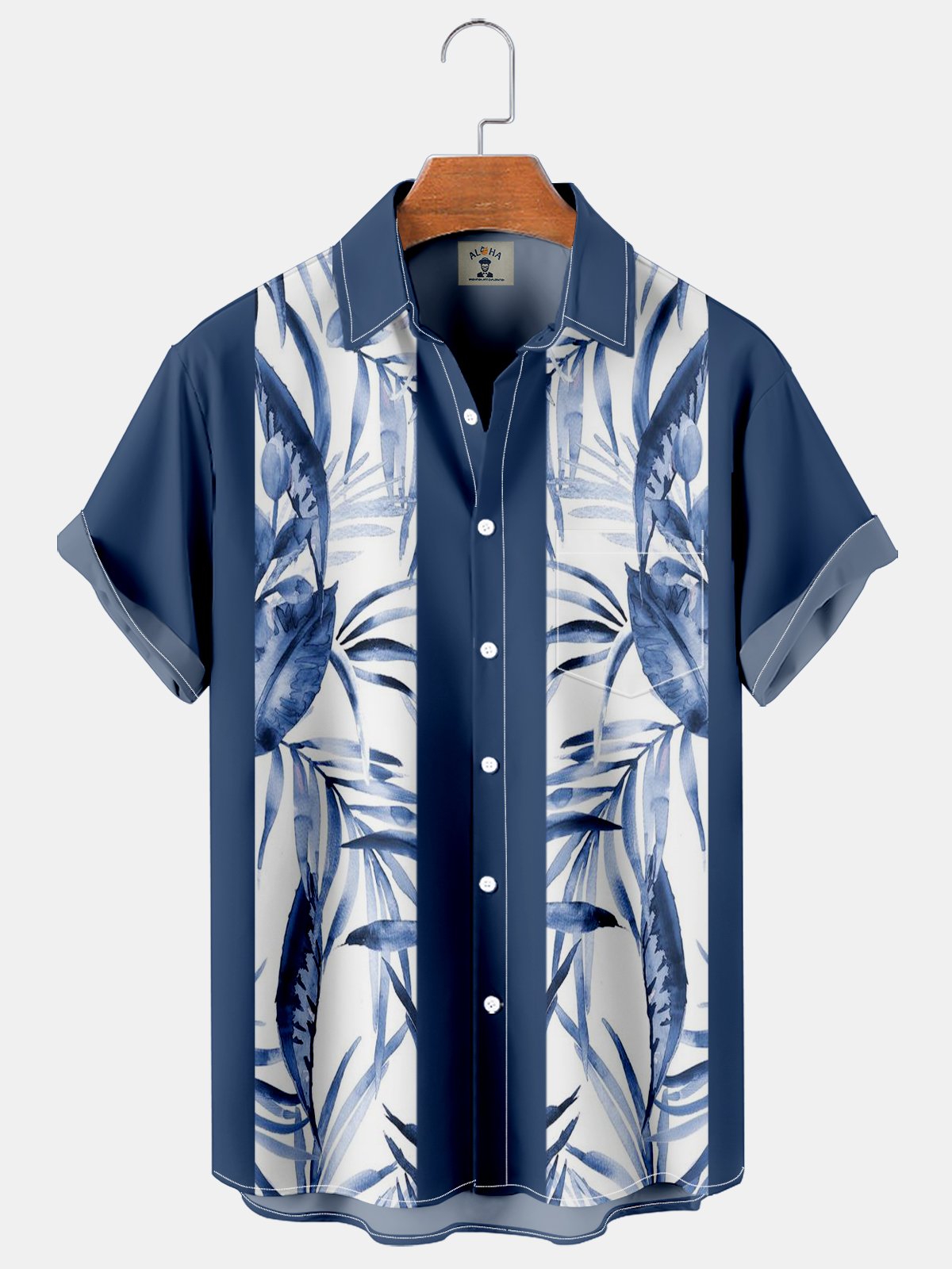 Stylish Casual Hawaiian Print Short Sleeve Shirt-Mokaloha