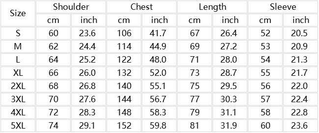 Men's Waffle Zip-Up Hoodie Official Size Chart