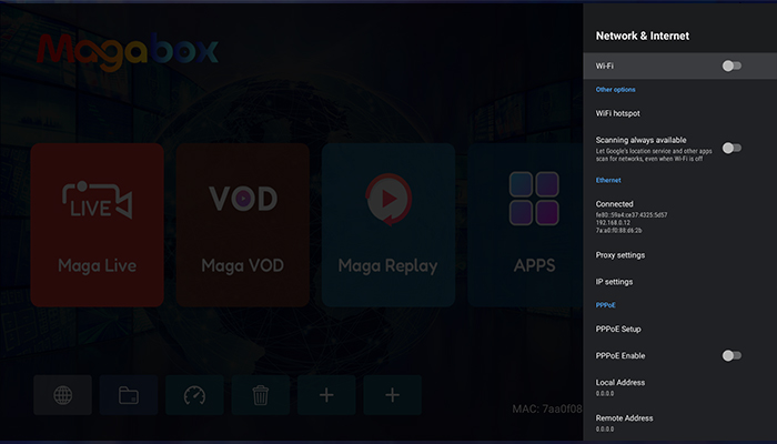 How to setup your MagaBox MG4 8 wifi settings
