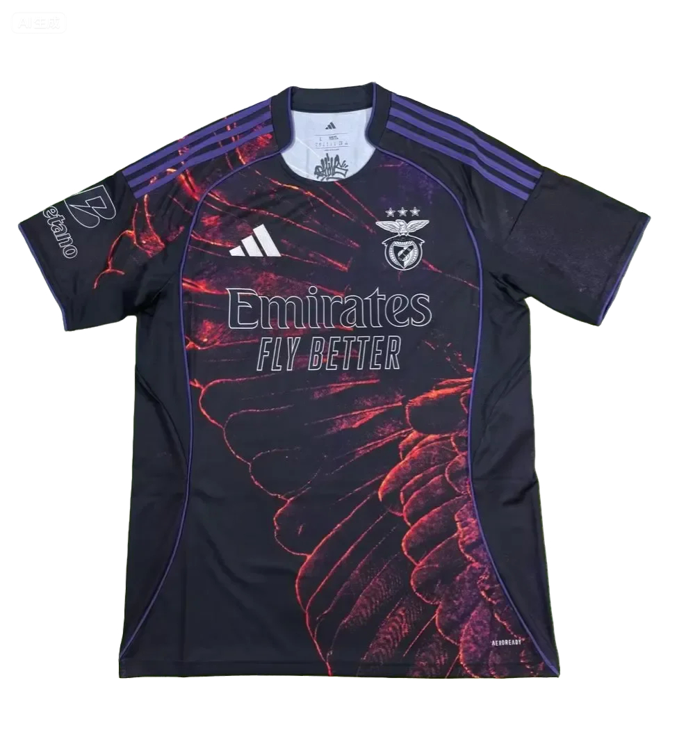25/26 Benfica special black fan version S-4XL