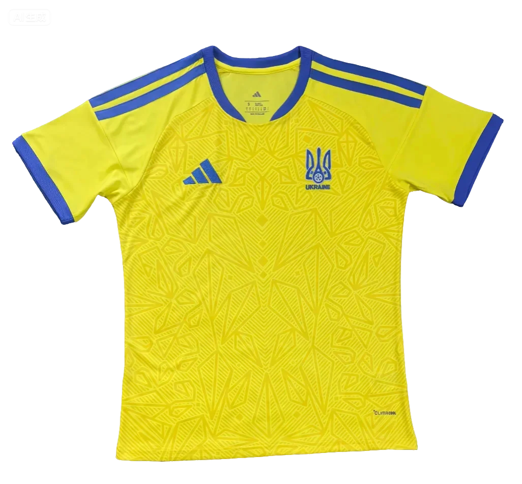 2026 Ukraine home fan version S-2XL