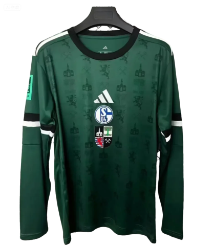 25/26 Schalke 04 125th Anniversary long sleeve fan version S-4XL
