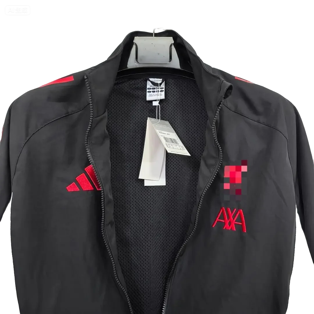 25/26 Windbreaker Liverp training black Waterproof thickened version S-XXL