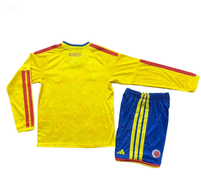 2026 Colombia home kids long sleeve version Size 16-28