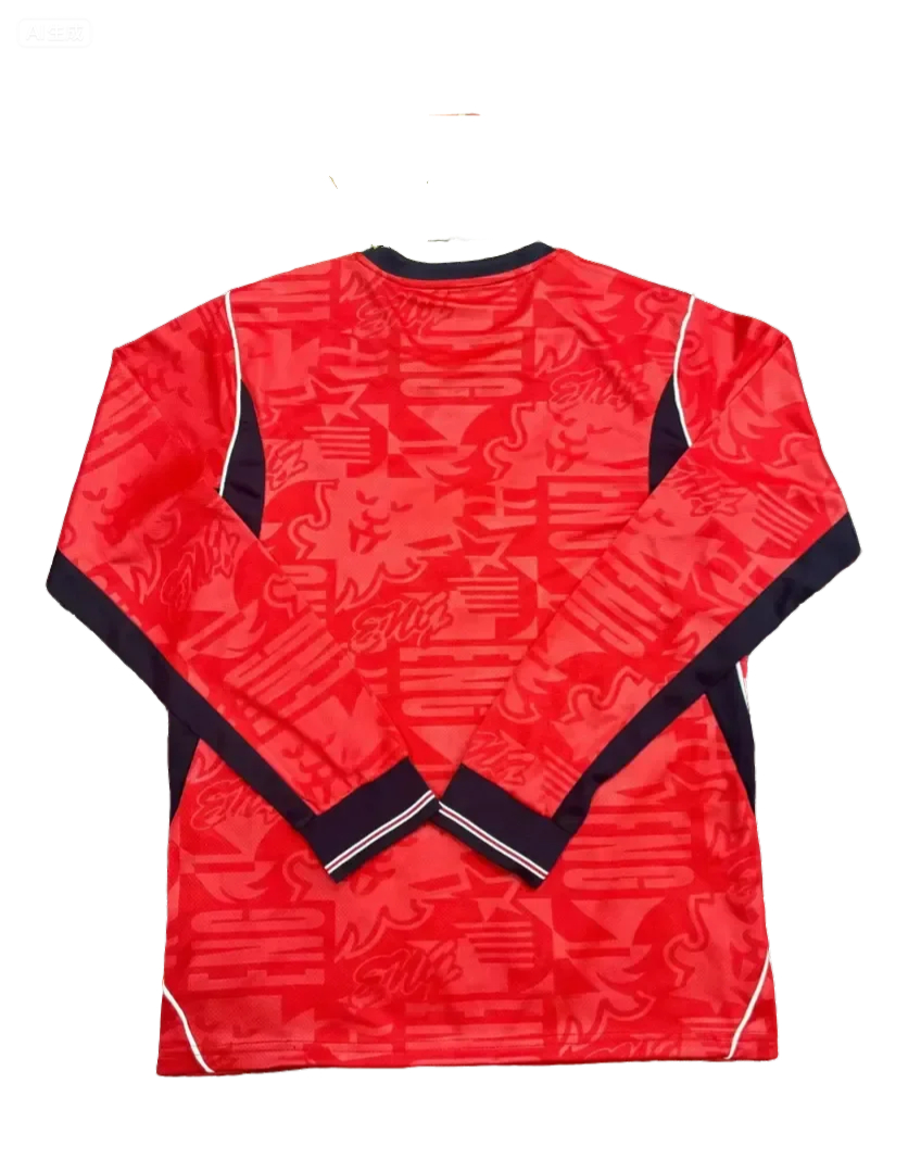 2026 England away long sleeve fan version S-4XL