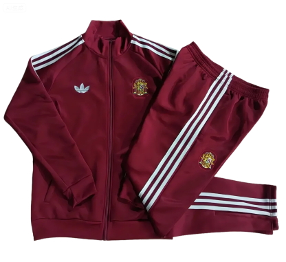 2026 Spain red Full-zipper jacket suit S～XXL