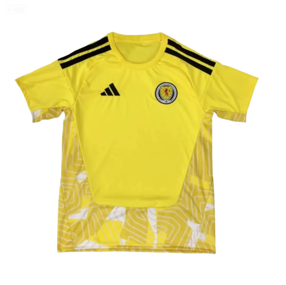 2026 Scotland goalkeeper yellow fan version S-4XL