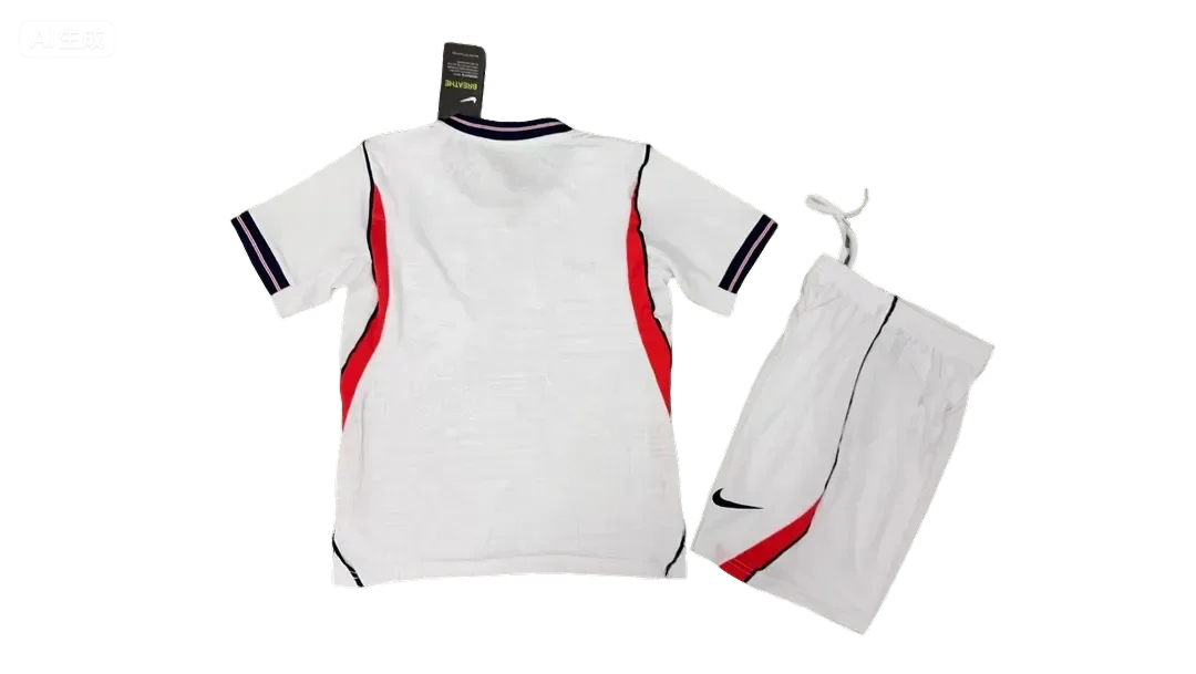 2026 England home kids version Size 16-28